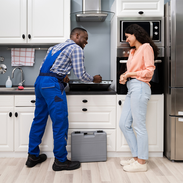 can you provide an estimate for cooktop repair before beginning any work in Cosmos MN